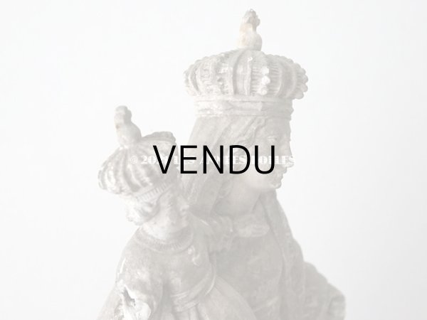 画像7: ＊蚤の市＊ 1900年代 アンティーク  聖母マリア＆幼いキリストの石膏像 (7)