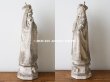 画像4: 1900年代 アンティーク 聖母マリア＆幼いキリストの石膏像 (4)