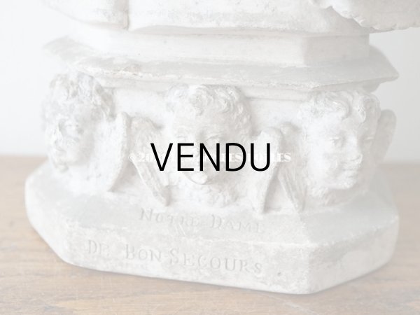 画像13: ＊蚤の市＊ 1900年代 アンティーク  聖母マリア＆幼いキリストの石膏像 (13)