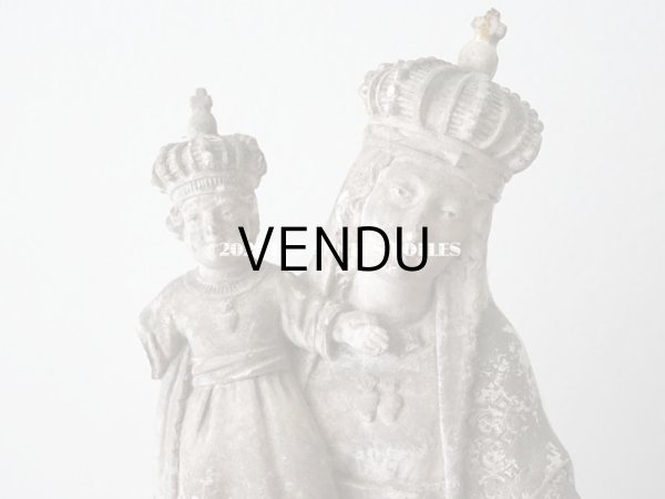 画像5: ＊蚤の市＊ 1900年代 アンティーク  聖母マリア＆幼いキリストの石膏像 (5)