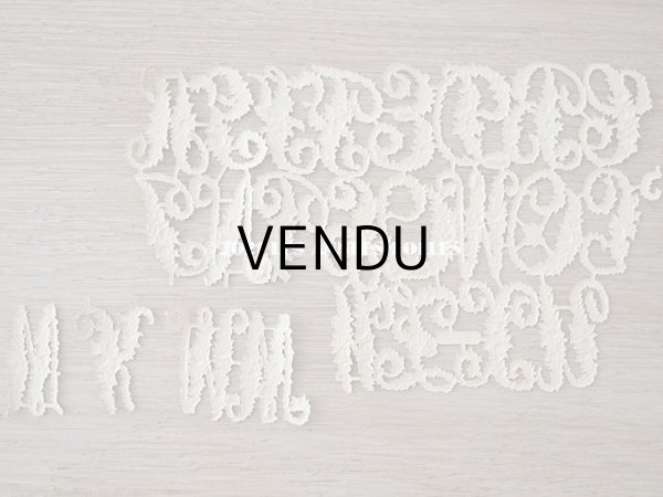 画像4: 1900年代 アンティーク ダイカットクロモ　薔薇&菫＆鈴蘭＆勿忘草のアルファベットのセット　24ピースのセット (4)