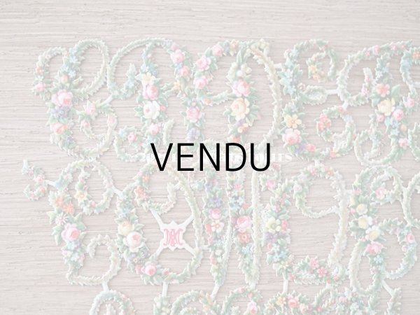 画像5: 1900年代 アンティーク ダイカットクロモ　薔薇&菫＆鈴蘭＆勿忘草のアルファベットのセット　24ピースのセット (5)