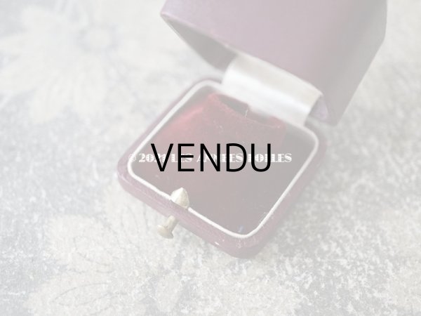 画像6: 1900年代 アンティーク  本革製 リングボックス　金彩入り グリーン ジュエリーボックス (6)