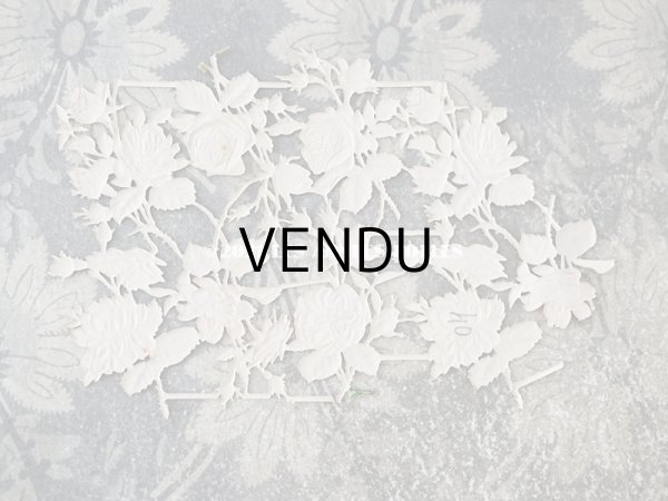 画像7: 1900年代 アンティーク ダイカットクロモ　薔薇 (7)