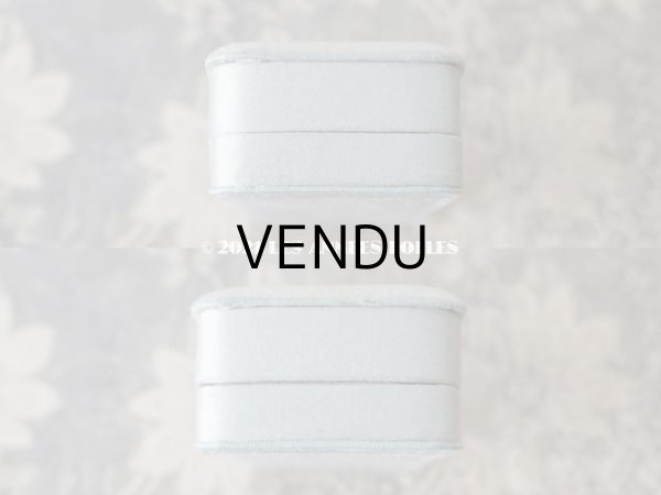 画像6: 1900年代 アンティーク  シルクサテンのジュエリーボックス  パウダーブルー (6)