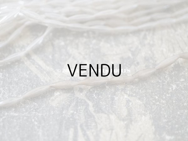 画像6: アンティーク スフレビーズ  透明 シャンデリアのクリスタルカラー 3×9mm  吹きガラス製 ビーズ (6)