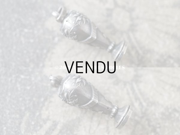 画像3: アンティーク シルバー製 とても小さなシーリングスタンプ　花模様 イニシャル入り　1.2×2.5cm (3)