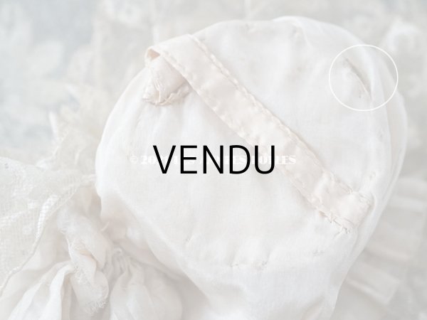 画像11: アンティーク   パウダーピンクのシルク　＆　レース 結婚式のオモニエール (11)