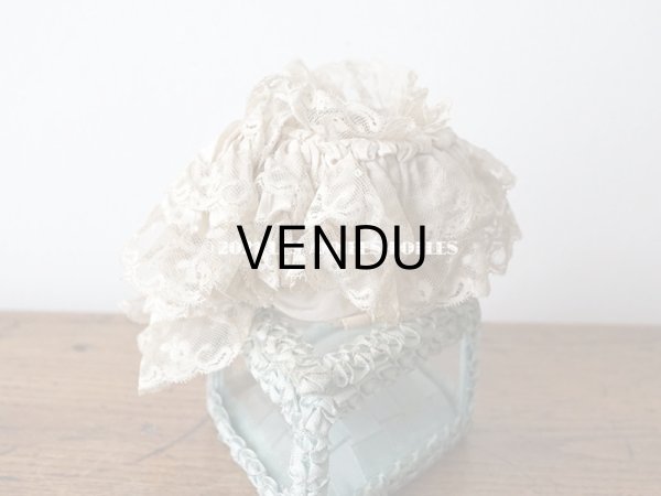 画像4: アンティーク   パウダーピンクのシルク　＆　レース 結婚式のオモニエール (4)