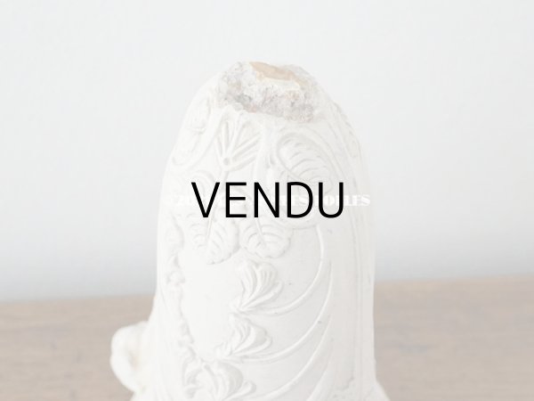 画像6: 1900年代 アンティーク 菫のオーナメント 石膏製 スミレ柄 (6)