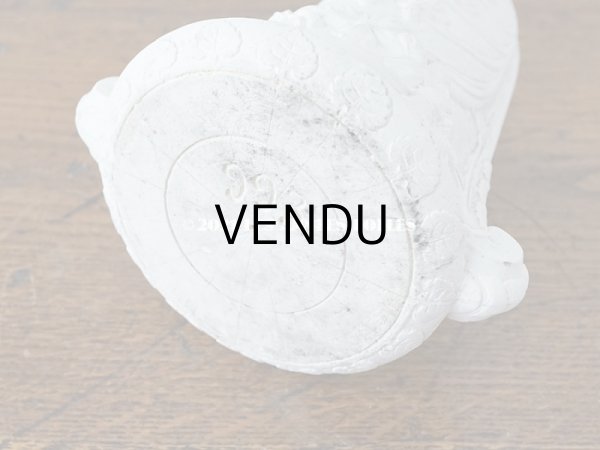 画像11: 1900年代 アンティーク 菫のオーナメント 石膏製 スミレ柄 (11)