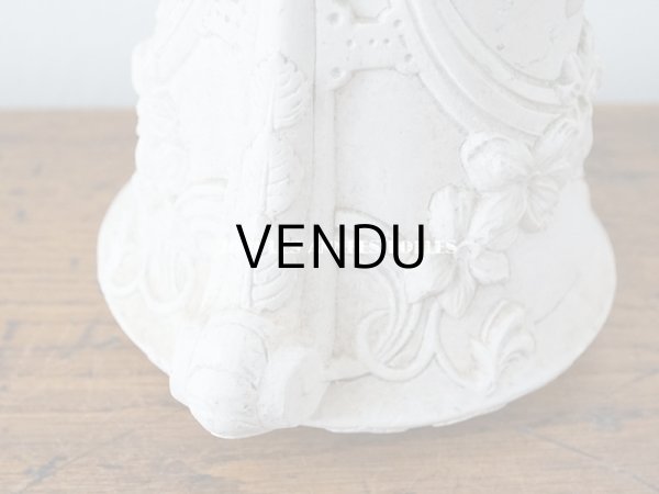 画像9: 1900年代 アンティーク 菫のオーナメント 石膏製 スミレ柄 (9)