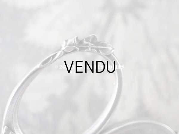 画像17: アンティーク シルバー製 薔薇の裁縫道具セット  (17)