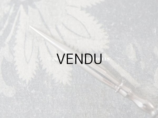 画像7: アンティーク シルバー製 薔薇の裁縫道具セット  (7)