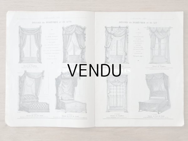 画像6: 1905年 アンティーク ボンマルシェのカタログ　椅子　＆　デコレーション SIEGES ARTISTIQUES AMEUBLEMENTS - AU BON MARCHE - (6)