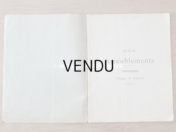 画像4: 1905年 アンティーク ボンマルシェのカタログ　椅子　＆　デコレーション SIEGES ARTISTIQUES AMEUBLEMENTS - AU BON MARCHE - (4)
