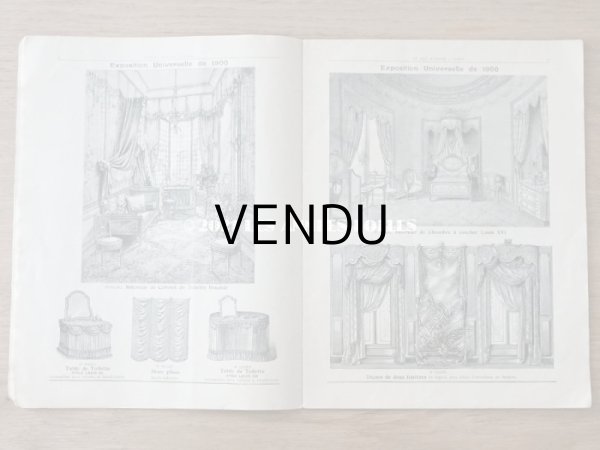 画像8: 1905年 アンティーク ボンマルシェのカタログ　椅子　＆　デコレーション SIEGES ARTISTIQUES AMEUBLEMENTS - AU BON MARCHE - (8)