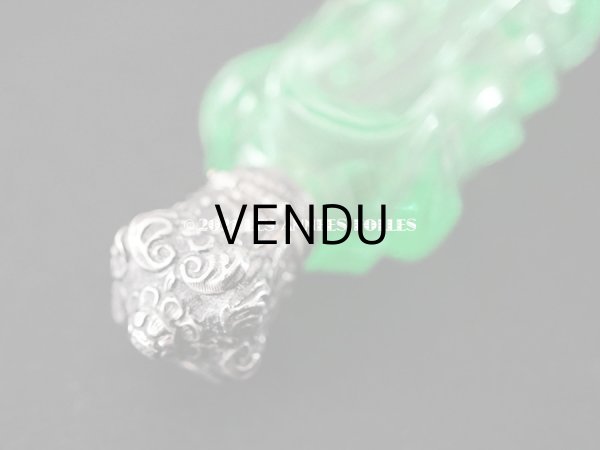 画像11: アンティーク ウラングラスの携帯用パフュームボトル 気付け用の小瓶 (11)