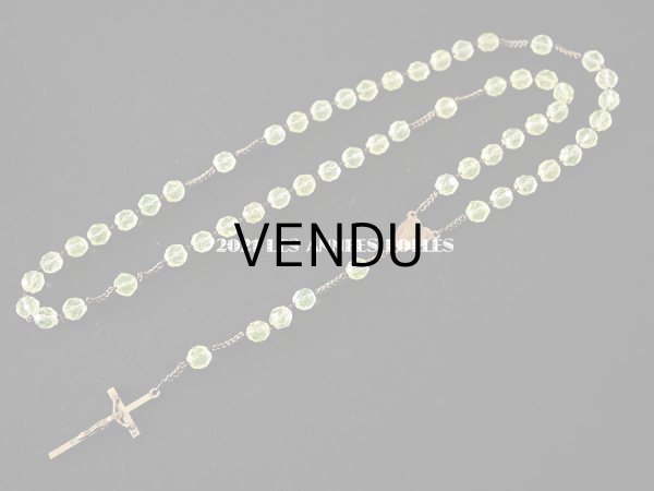 画像8: アンティーク ウラングラスのロザリオ 大粒　８mm ルルドの泉のスヴニール (8)