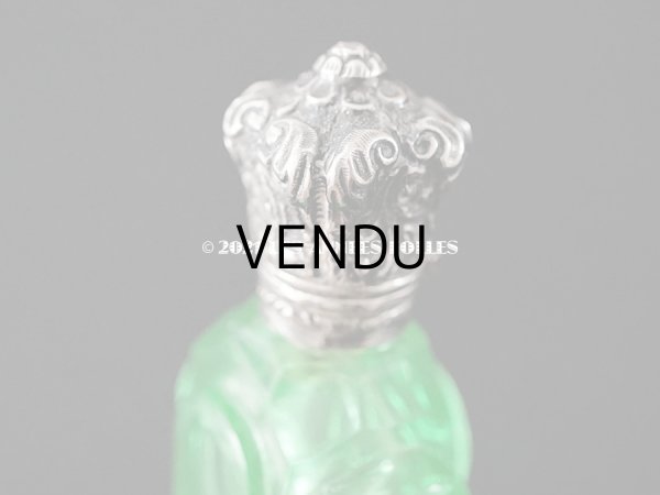 画像10: アンティーク ウラングラスの携帯用パフュームボトル 気付け用の小瓶 (10)