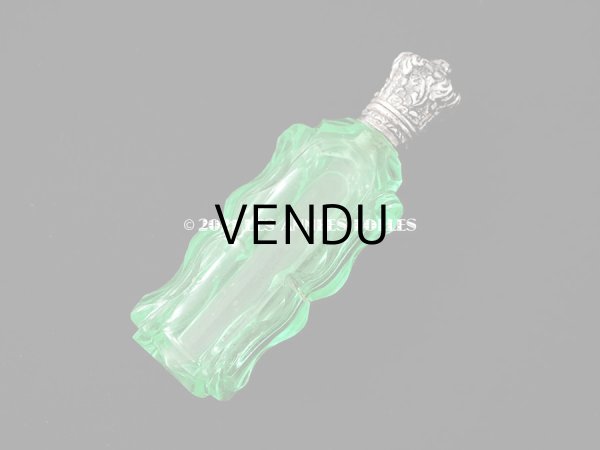 画像3: アンティーク ウラングラスの携帯用パフュームボトル 気付け用の小瓶 (3)