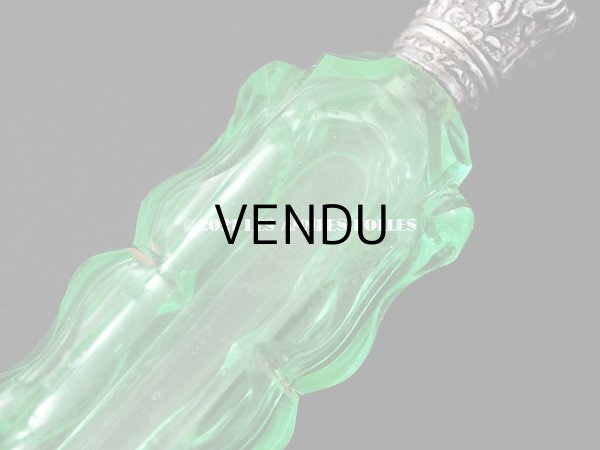 画像5: アンティーク ウラングラスの携帯用パフュームボトル 気付け用の小瓶 (5)