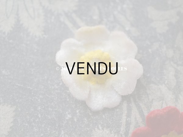 画像5: アンティーク　ベルベットのの布花のセット (5)