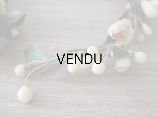 画像7: 19世紀末 アンティークワックスフラワーのティアラ & ブートニアのセット ウェディング 結婚式  (7)