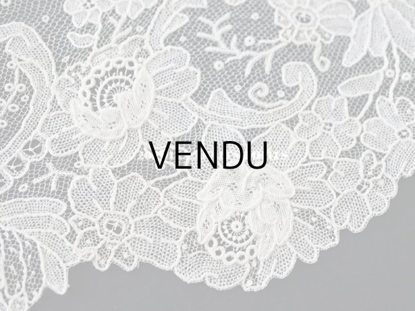 画像10: 【セール対象外】19世紀末  アンティーク 幅広18cm　ポワンドローズ　ニードルレース 3.3m  『ポワン・ド・ガーズ』『ポワン・ド・ローズ』  (10)
