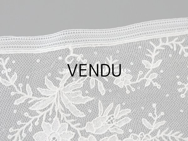 画像5: 【セール対象外】19世紀末  アンティーク 幅広18cm　ポワンドローズ　ニードルレース 3.3m  『ポワン・ド・ガーズ』『ポワン・ド・ローズ』  (5)