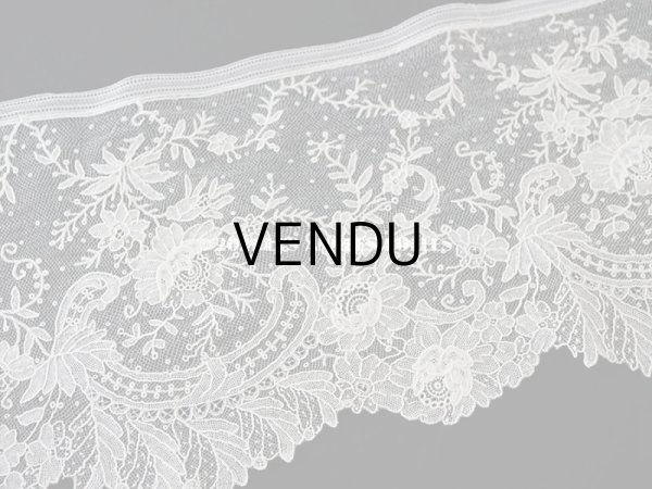 画像3: 【セール対象外】19世紀末  アンティーク 幅広18cm　ポワンドローズ　ニードルレース 3.3m  『ポワン・ド・ガーズ』『ポワン・ド・ローズ』  (3)