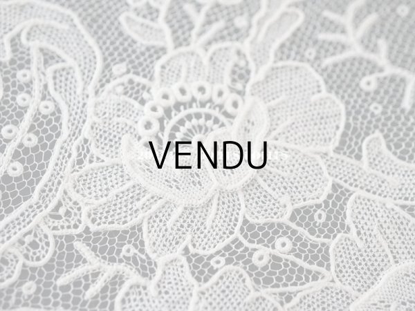 画像12: 【セール対象外】19世紀末  アンティーク 幅広18cm　ポワンドローズ　ニードルレース 3.3m  『ポワン・ド・ガーズ』『ポワン・ド・ローズ』  (12)