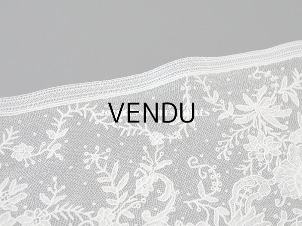 画像6: 【セール対象外】19世紀末  アンティーク 幅広18cm　ポワンドローズ　ニードルレース 3.3m  『ポワン・ド・ガーズ』『ポワン・ド・ローズ』  (6)