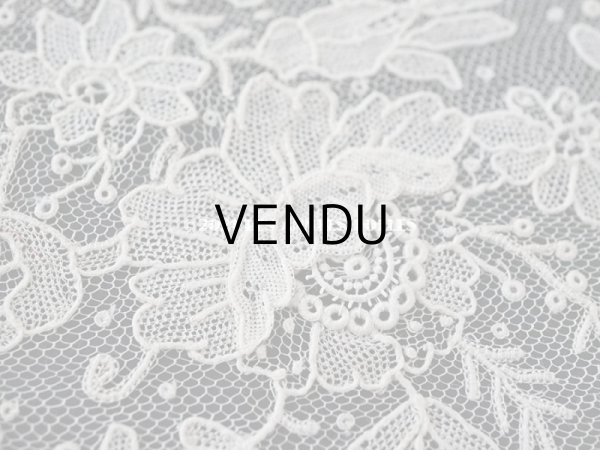 画像13: 【セール対象外】19世紀末  アンティーク 幅広18cm　ポワンドローズ　ニードルレース 3.3m  『ポワン・ド・ガーズ』『ポワン・ド・ローズ』  (13)