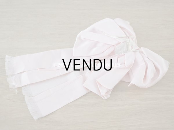 画像3: アンティーク 少女のドレス用  ベビーピンクのリボン  (3)