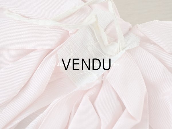 画像4: アンティーク 少女のドレス用  ベビーピンクのリボン  (4)