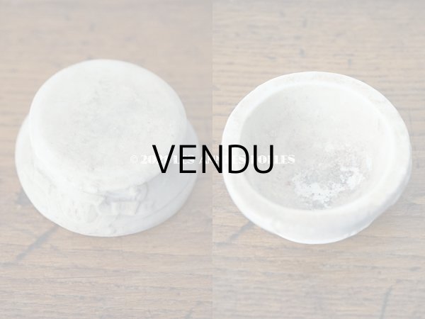 画像5: 【クリスマスセール2021対象外】1900年代 アンティーク とても小さな マリア像の台座 セラミック製  (5)