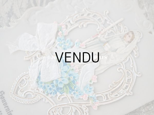 画像5: 1900年代 アンティーク  初聖体のカニヴェ プルミエール・コミュ二オン セルロイド製 (5)