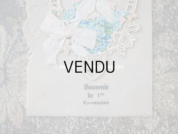 画像4: 1900年代 アンティーク  初聖体のカニヴェ プルミエール・コミュ二オン セルロイド製 (4)