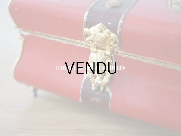 画像8: 19世紀 アンティーク ナポレオン3世時代 BOISSIER チョコレート箱 木箱 ドラジェ & チョコレート  (8)