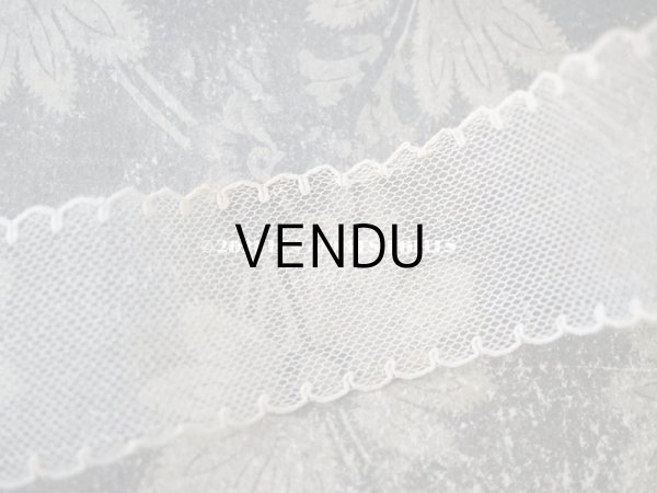 画像7: 1920年代 アンティーク 　ピコット付きチュールレース 約10mのセット　2種類 (7)