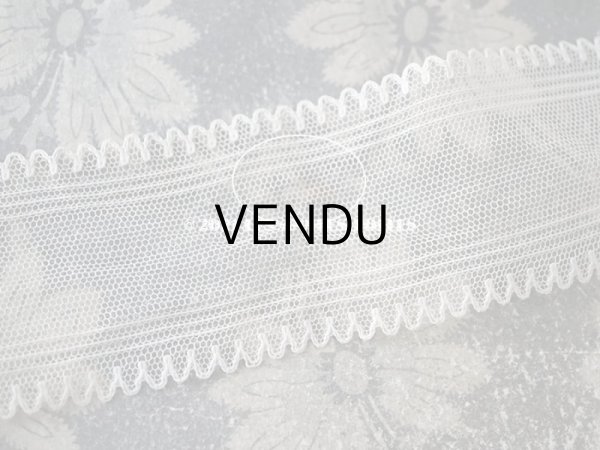 画像6: 1920年代 アンティーク 　ピコット付きチュールレース 約10mのセット　2種類 (6)