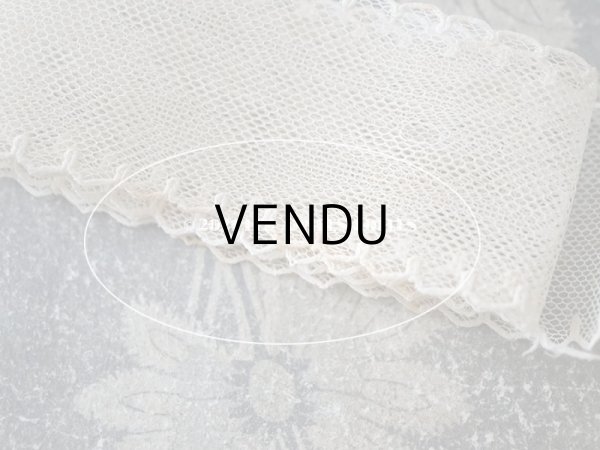 画像8: 1920年代 アンティーク 　ピコット付きチュールレース 約10mのセット　2種類 (8)