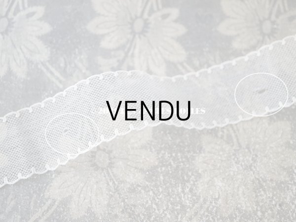 画像4: 1920年代 アンティーク 　ピコット付きチュールレース 約10mのセット　2種類 (4)