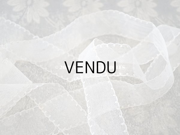 画像9: 1920年代 アンティーク 　ピコット付きチュールレース 約10mのセット　2種類 (9)