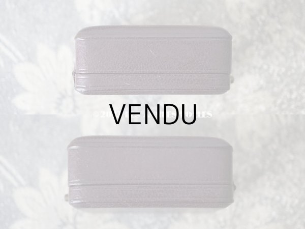 画像8: アンティーク 本革製 ジュエリーボックス  ボルドー (8)