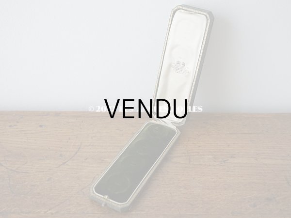 画像6: アンティーク 金彩入り ジュエリーボックス 　グリーン　ボタン用 (6)