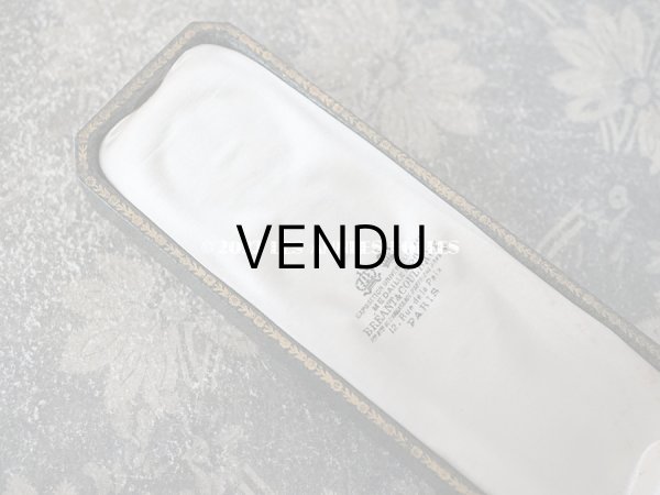 画像10: アンティーク 金彩入り ジュエリーボックス 　グリーン　ボタン用 (10)