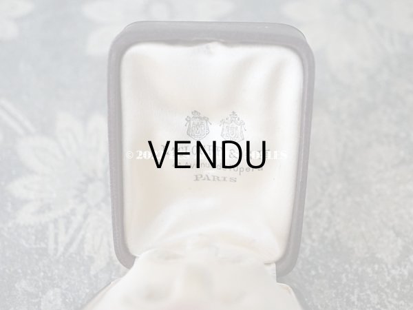 画像4: アンティーク 本革製 ジュエリーボックス  ボルドー (4)