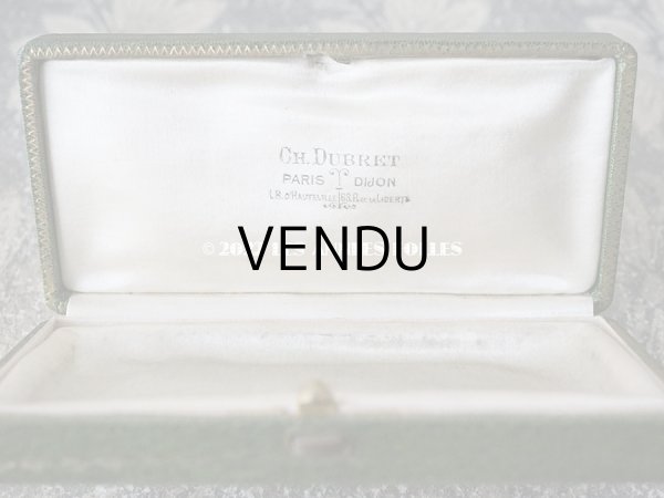 画像7: アンティーク 金彩入り ジュエリーボックス 　グリーン　 (7)